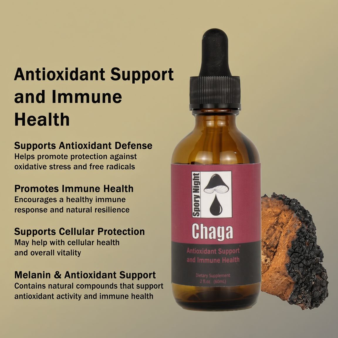 Chaga Tincture (2fl.oz.)
