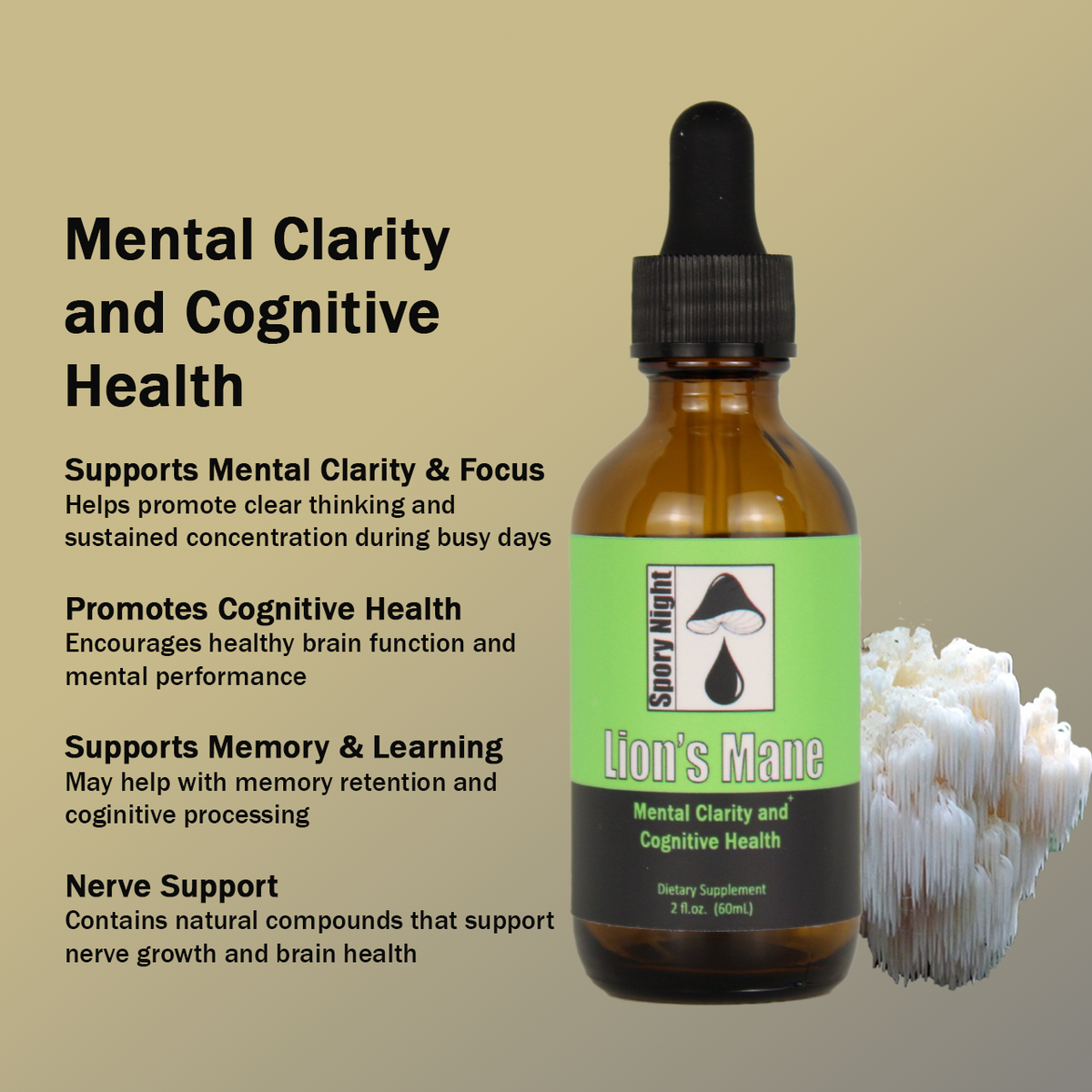 Lion's Mane Tincture (2fl.oz.)