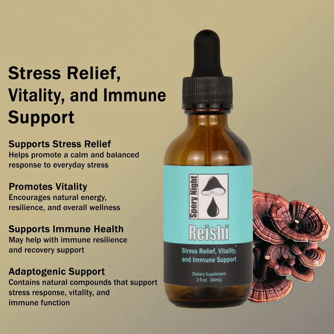 Reishi Tincture (2fl.oz.)